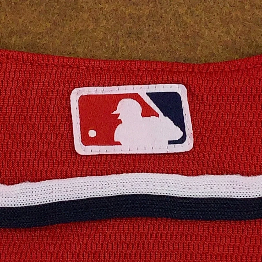 Majestic Boys Medium 10/12 Red Washington Nationals Bryce Harper #34 MLB Jersey